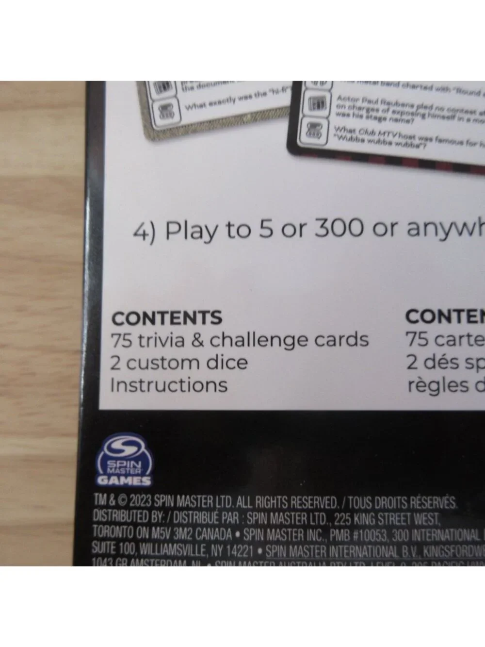 Mind the Gap Trivia Game - Good to Go Version NIB